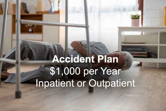 Accident Plan $1,000 per Year Inpatient or Outpatient